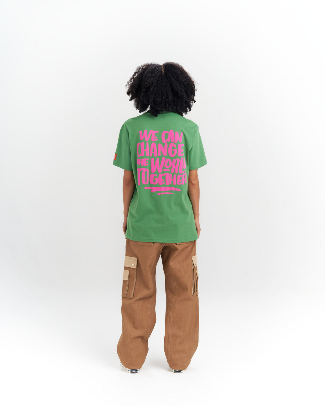 CHANGE THE WORLD TEE GREEN